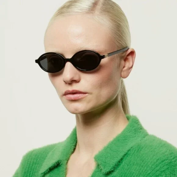 NEW MU 04ZS 1AB5S0 MIU MIU SUNGLASSES MU04ZS 1AB5S0 BLACK SMU 04ZS WOMEN - Picture 7 of 13